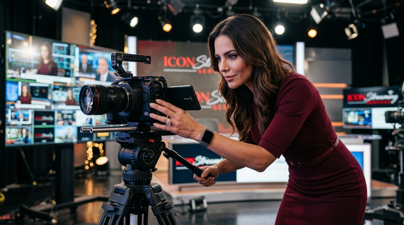 Dot Picazo operando Cinema Camera 6K con firmware 10.2.2 y PDAF en estudio broadcast